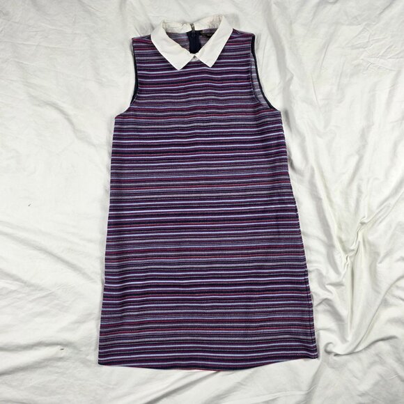 Zara Trafaluc Collection Womens Size Small Striped Sleeveless Collared Dress - Picture 1 of 9